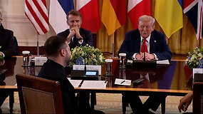 Volodymyras Zelenskis: &bdquo;Trumpas bandys organizuoti tri&scaron;alį susitikimą&ldquo;