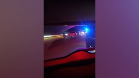 Gaisras automagistralėje Vilnius-Kaunas