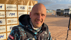 Antanas Kanopkinas po aštunto Dakaro etapo: žiauriai patiko, bet pakartoti nenori