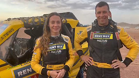 Emilija ir Arūnas Gelažninkai – prieš ir po aštuntojo Dakaro etapo