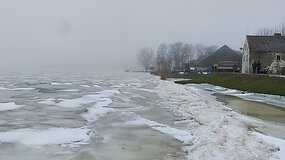 Potvynio &scaron;ėlsmas Klaipėdos ir &Scaron;ilutės rajonuose