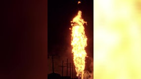 Dujotiekio sprogimas sukrėtė Oklahomą: liepsnos kilo į 150 metrų aukštį