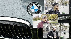 Paklausėme praeivių: ką mano apie BMW vairuotojus