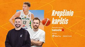 „Krepšinio karštis“: L.Kleiza ir M.Gecevičius jau žvelgia į Juodkalniją ir kalba apie čempionato favoritus