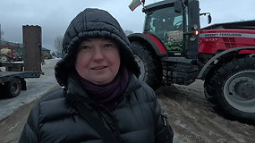 Panevėžio rajono ūkininkai dėkoja kolegoms: be žemaičių protestas nebūtų įvykęs