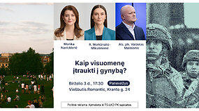 Diskusija tiesiogiai: kaip įtraukti visuomenę į gynybą?