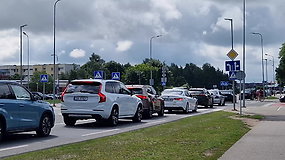 Palangoje dėl 1006 km lenktynių susidarė kamštis