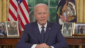 Prezidentas J.Bidenas kreipėsi į tautą: ragina amerikiečius vengti politinio smurto ir susivienyti