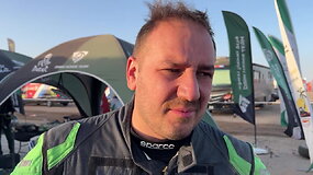 Albertas Veliamovičius po pirmo greičio ruožo Dakare: &bdquo;Visi ratai sveiki&ldquo;