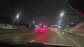 BMW avarija Vilniaus Vakariniame aplinkkelyje