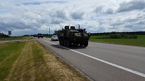 Per Lietuvą keliauja tūkstantis NATO karių