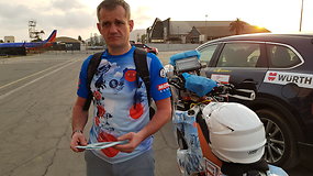 Techninę motociklo komisiją praėjusiam B.Bardauskui nuotaiką sugadino nenumatytos išlaidos