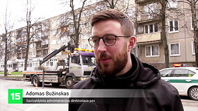 Vilniuje nutempiami automobiliai, trukdantys valyti gatves