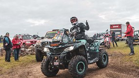 Pirmoji diena Balkanų ralyje: „CFMOTO Thunder Racing Team“ sportininkai pasiekė bivaką, diena nebuvo lengva