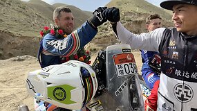 A.Gelažninkas fini&scaron;avo Taklimakano ralyje