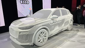 Audi Q6 e-tron prototipas Miuncheno IAA automobilių parodoje