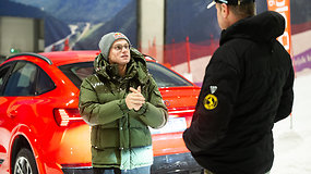 „Metų automobilis 2024 m.“, bandymuose Druskininkų Snow Arenoje dalyvavo ir Rokas Baciuška