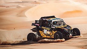 Rokas Baciuška, komentaras po Abu Dhabi Desert Challenge antrojo greičio ruožo