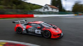 Spa Francorchamps trasoje dangus maišosi su žeme. A.Butkevičius (RD Signs) vertina situaciją