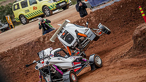 Matas Zavarskis Cross Car varžybose (Nr. 155)