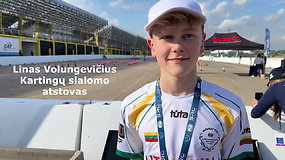 Lietuvos kartingų čempionas Linas Volungevičius turi gražią svajonę: linkėjimai iš FIA Motorsport Games Valencijoje