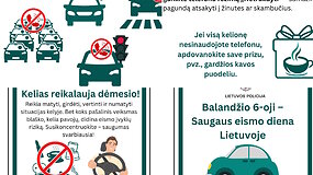 Policija: kaip atprasti nuo naudojimosi telefonu vairuojant ir kokios nubaudos skiriamos už &scaron;į pažeidimą