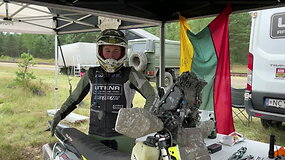 Motociklininkė Raimonda Bigužaitė (Ray): pirmoji diena Breslau Rally