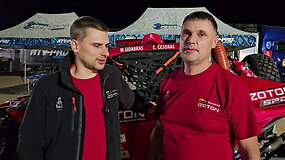 Dakare lietuvių &bdquo;Izoton&ldquo; komanda patyrė autoavariją