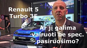 Paryžiuje pristatytas elektrinis monstras &bdquo;Renault 5 Turbo 3E&ldquo;
