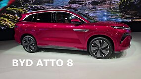 Elektrinis visureigis BYD ATTO 8 pristatytas Paryžiaus automobilių parodoje