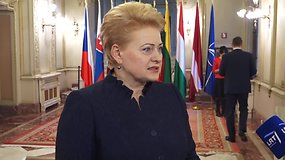 Dalios Grybauskaitės komentaras po vizito Rumunijoje