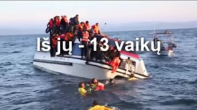 Egėjo jūroje nuskendus dviem migrantų laivams žuvo 22 žmonės