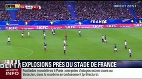 Sprogimai Paryžiaus stadione Stade de France