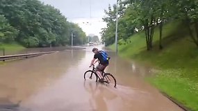 Potvynis Vilniuje, Narbuto gatvėje
