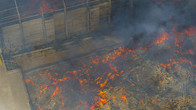Užfiksuotas gaisro „Ecoservice“ teritorijoje židinys