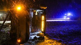 Kai&scaron;iadorių rajone vertėsi &bdquo;Kautros&ldquo; autobusas su keleiviais