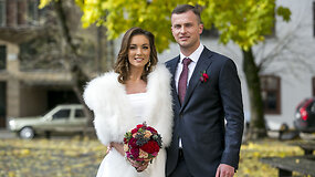 Roberto &Scaron;u&scaron;kievičiaus ir &scaron;okėjos Aurelijos &Scaron;mitaitės vestuvės