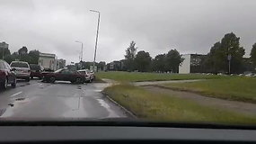 „Audi“ ir BMW avarija Kaune