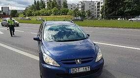 Vaiką kėdutėje vežusiam &bdquo;Peugeot&ldquo; vairuotojui užfiksuotas 95 km/val. greitis