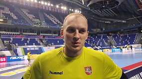 Lukas Simėnas prieš mūšį su Slovakija: „Būsime pasiruošę kautis iki galo“