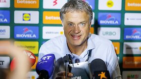 &bdquo;Lietuvos krep&scaron;inis&ldquo; i&scaron;rinktojo prezidento Rolando Skaisgirio spaudos konferencija