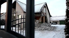 Raseinių rajone – sprogimas: trijų asmenų šeima liko be pastogės