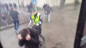 Policijos konfliktas su „Lietuvos ryto“ sirgaliais