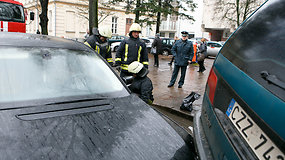 Tauragės policininkas Kauno centre sukėlė eismo įvykį