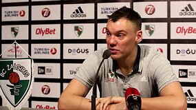 &Scaron;arūnas Jasikevičius: &bdquo;Mano galva jau nei&scaron;valoma&ldquo;