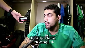 Augusto Lima: „Žaidžiau gerai, bet to nepakanka, kad laimėtumėm“