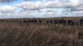 Pasieniečiai užfiksavo maždaug 70 migrantų grupę, judančią palei sieną su Baltarusija