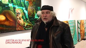 Vilniuje atidaryta Artūro Šlipavičiaus-Šlipo darbų retrospektyva