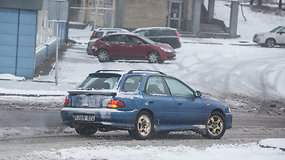 Žiema Vilniaus gatvėse ir parkuose