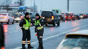 Vilniaus kelių policijos vykdė maršrutinio transporto eismo juostos kontrolę